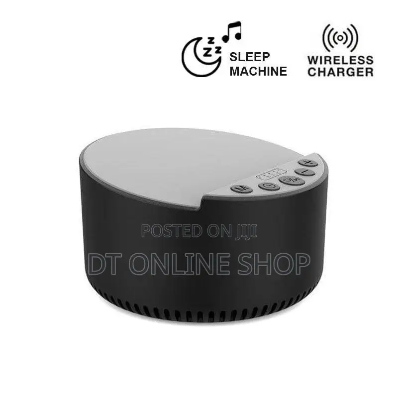 Rovik 3-in-1 Bluetooth Speaker With Sleep Machine Wireless Charger