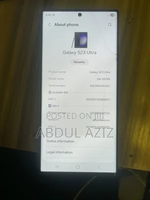 Samsung Galaxy S23 Ultra 256 GB Black