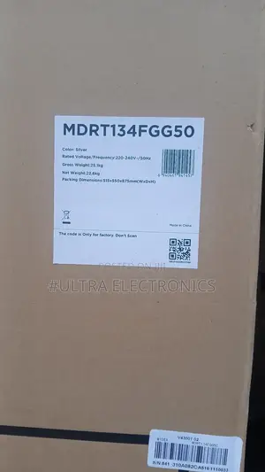 Midea Refrigerator Shown in the Image Is a Top Freezer Series 134l