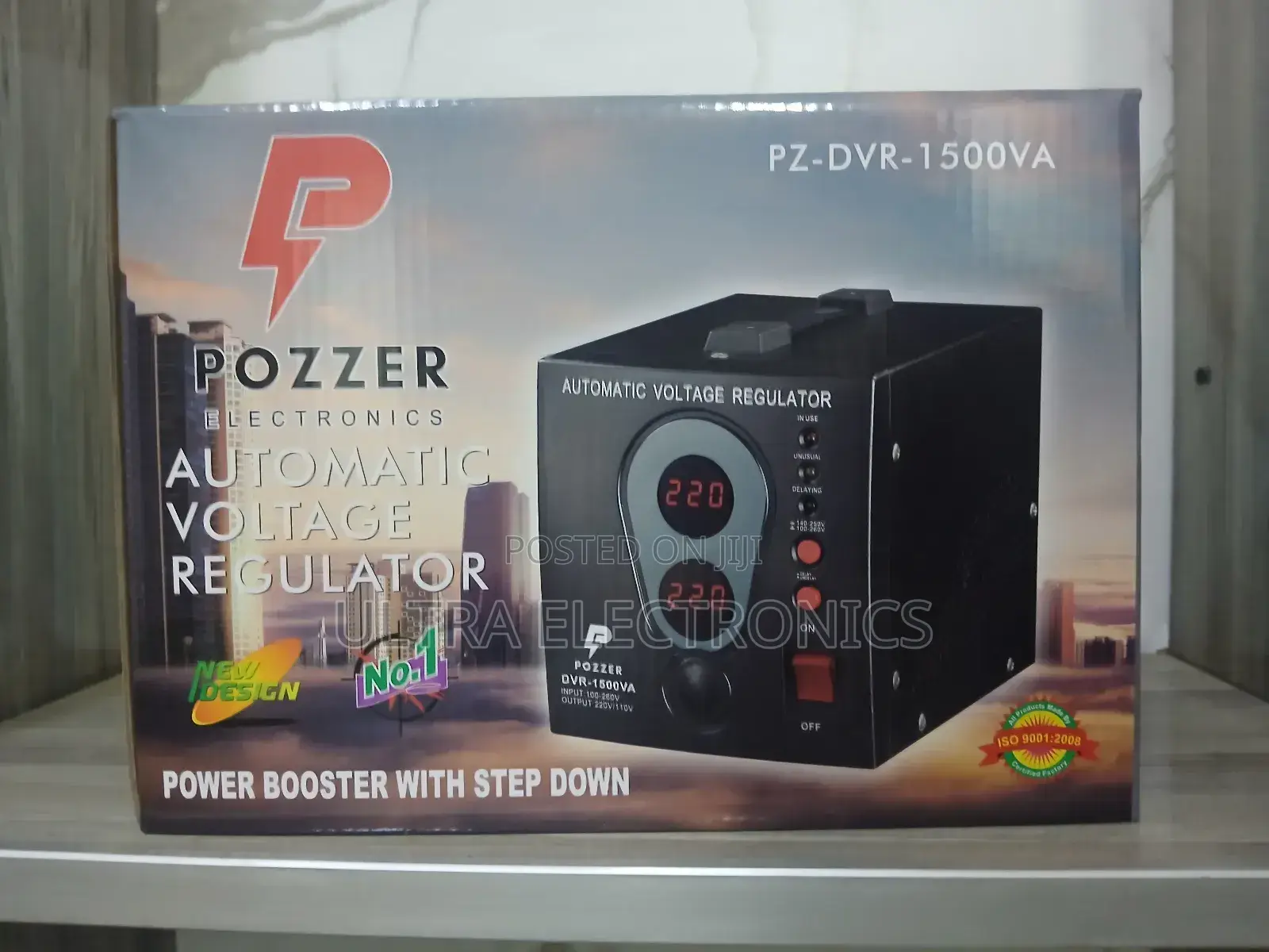 Pozzer Pz-DVR 1500va Automatic Voltage Regulator, Which Protects