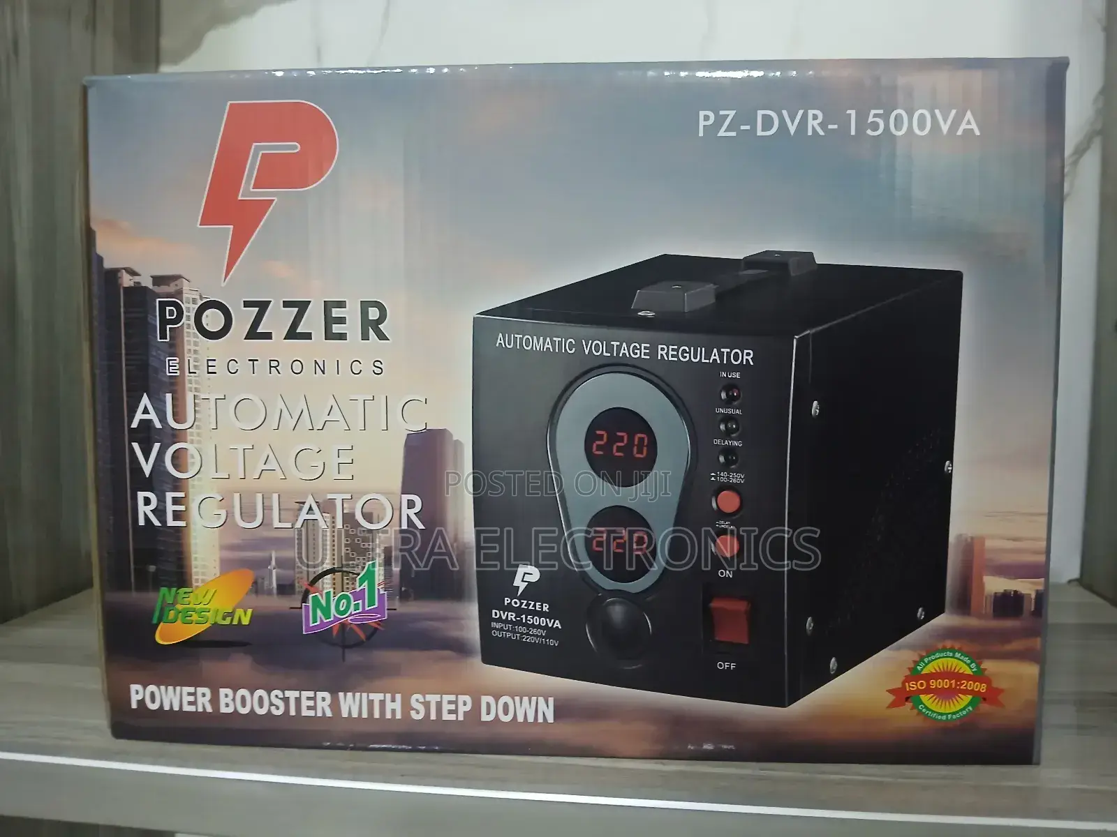 Pozzer Pz-DVR 1500va Automatic Voltage Regulator, Which Protects