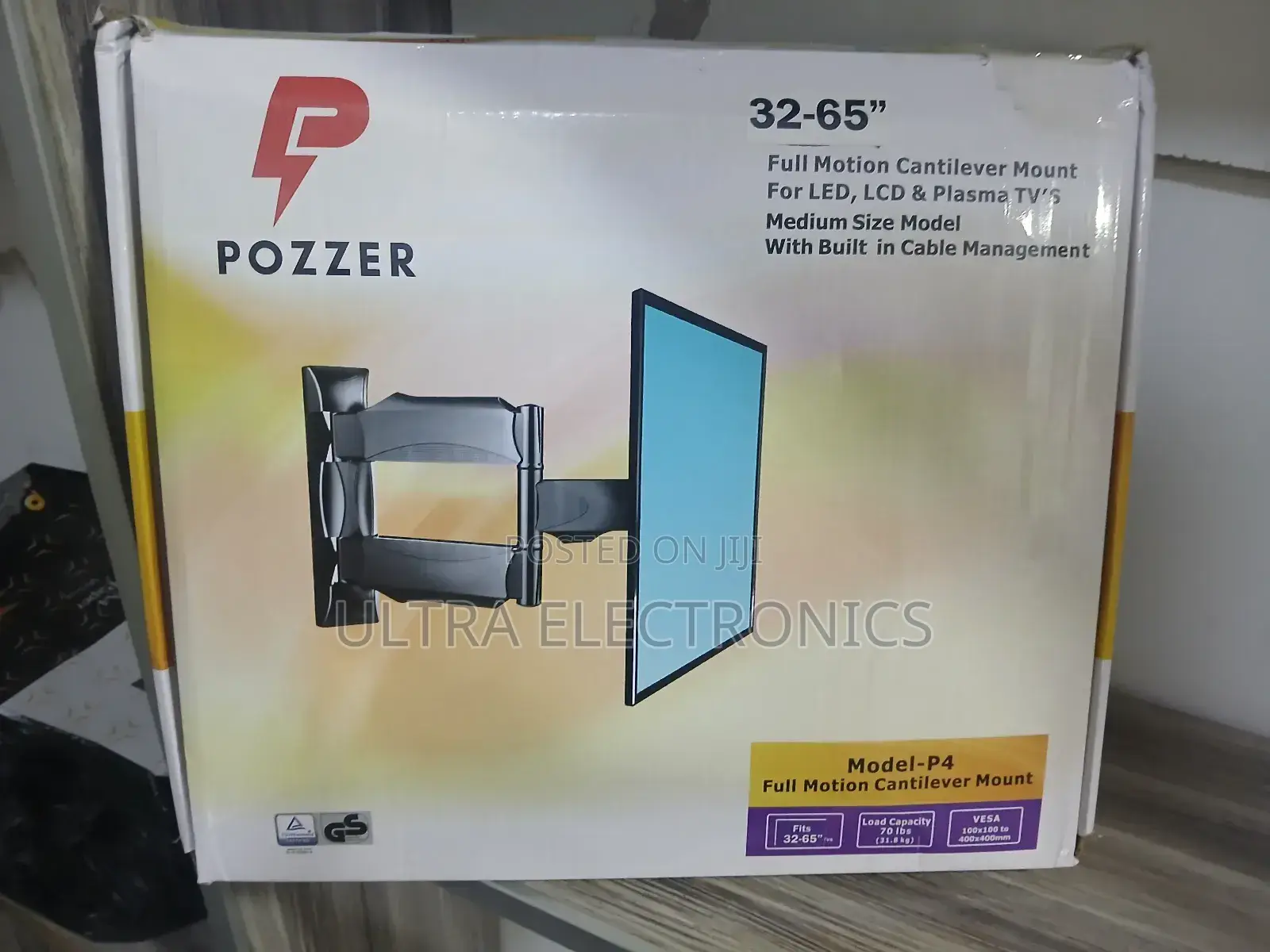Tv Mount Pozzer Model-P4 Full Motion Cantilever .