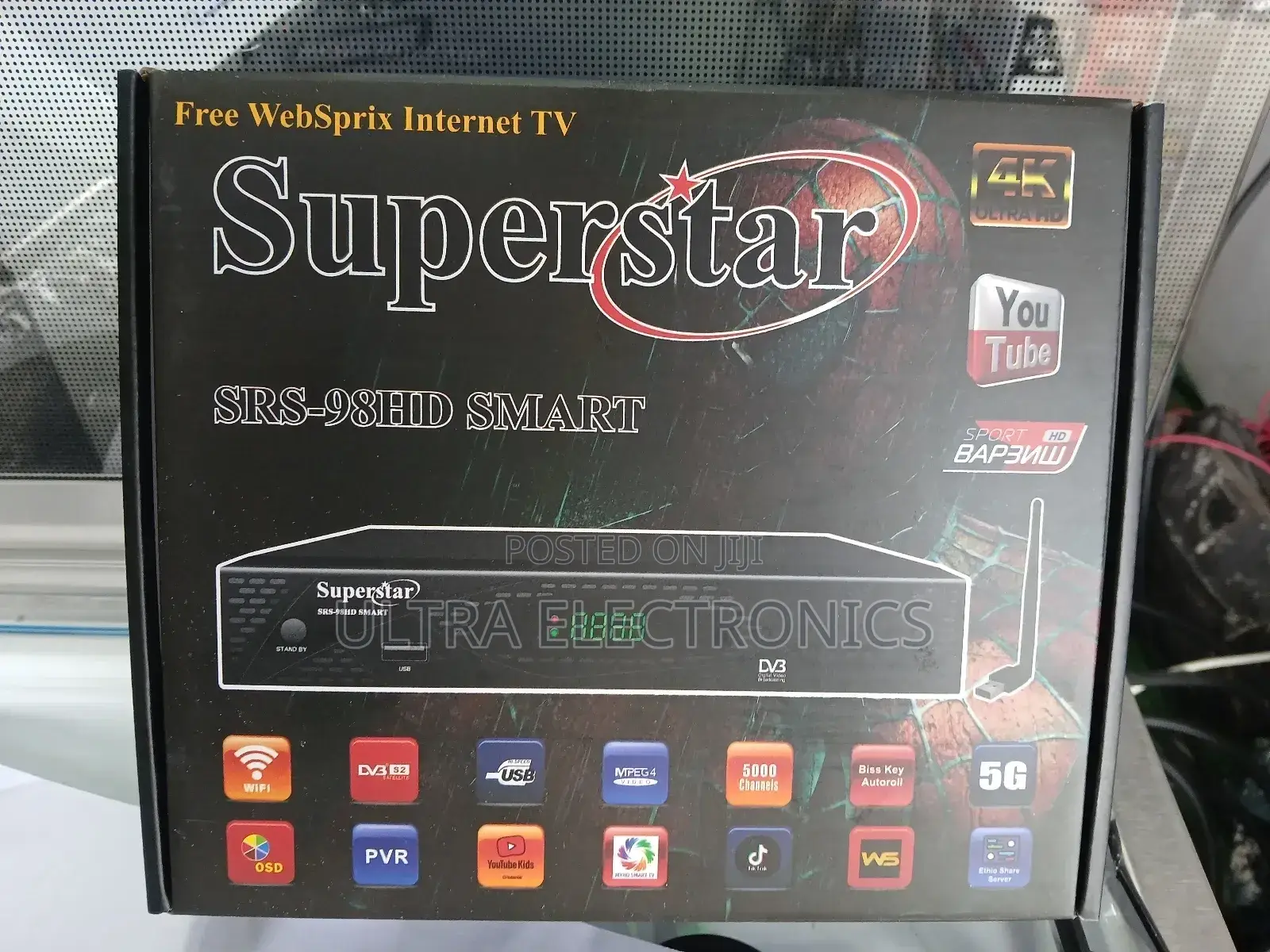 Tv Receiver.Superstar SRS-98hd Smart Internet