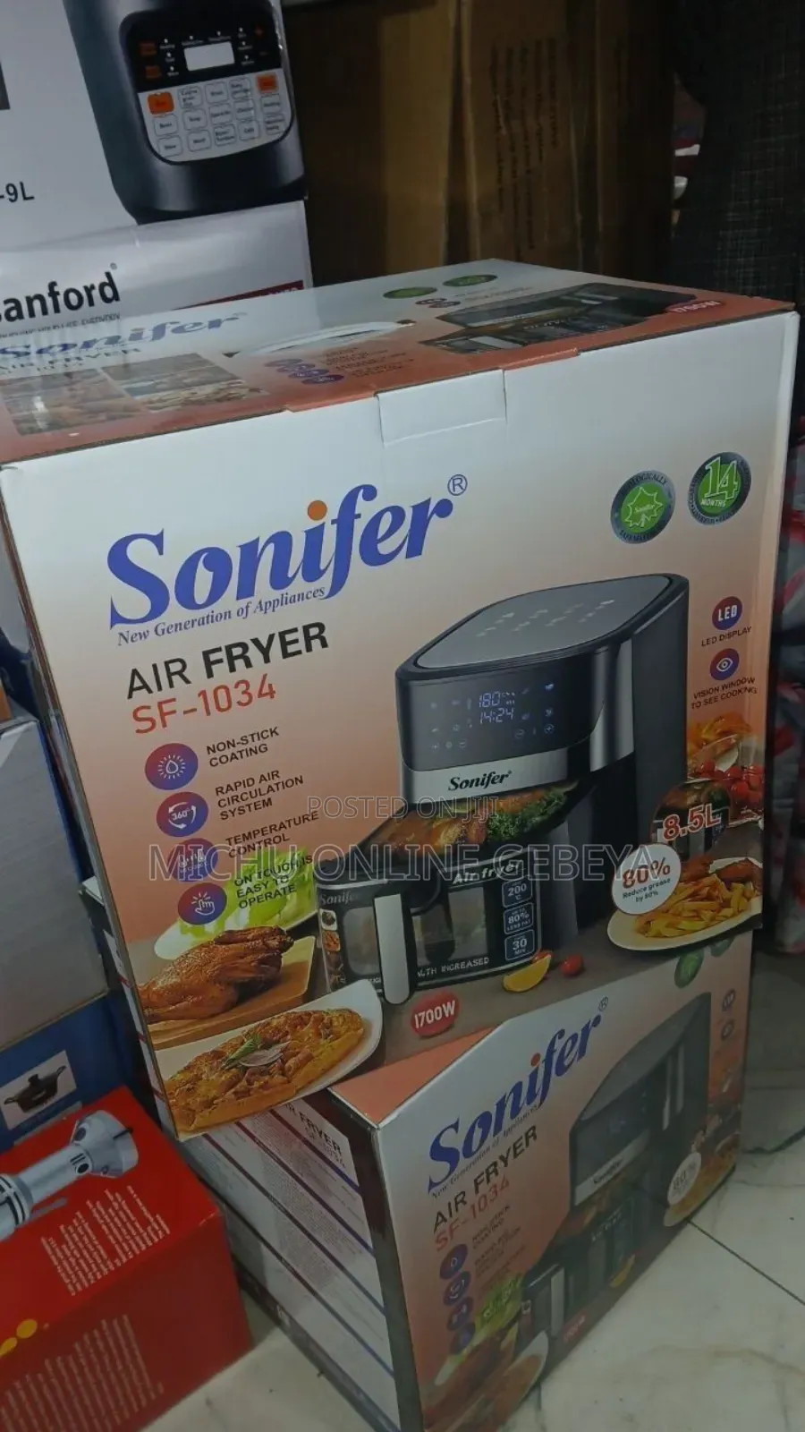 Soniferelectric Led Digital 8.5l Air Fryer /Free Delivery