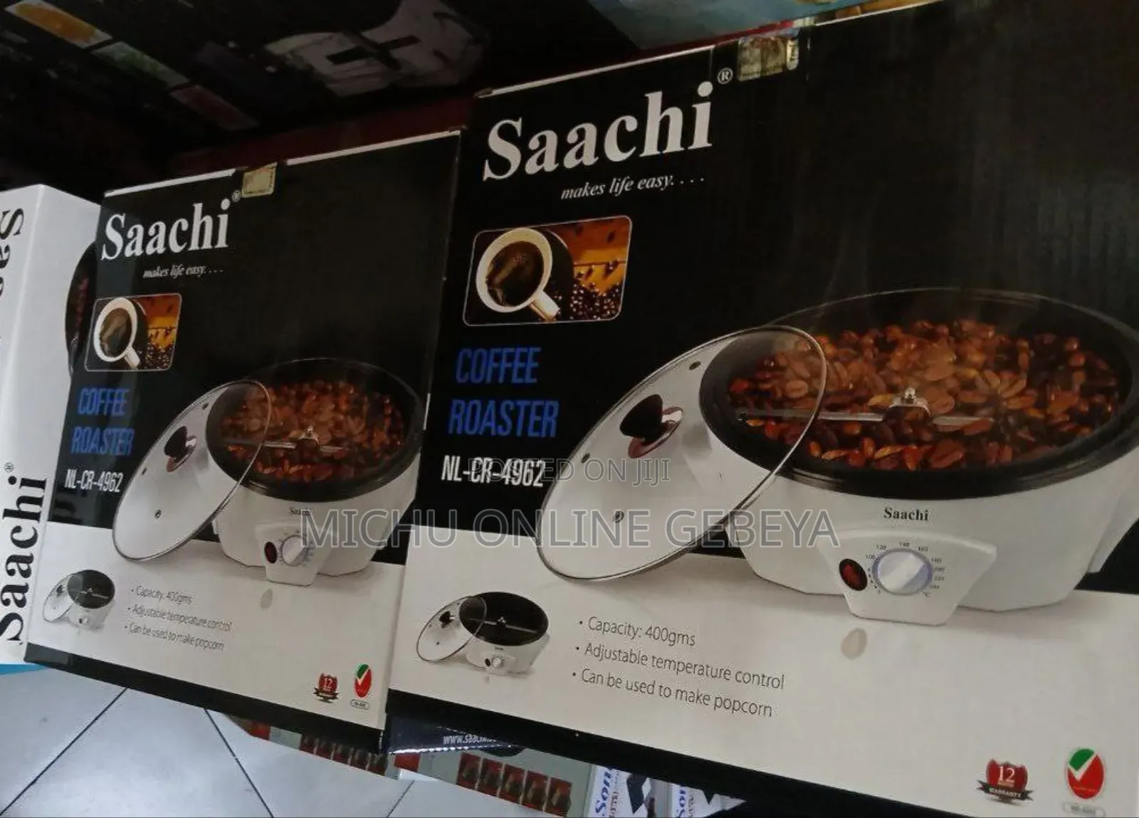 Saachi 450g Coffee Roaster Popcorn Maker/Free Delivery