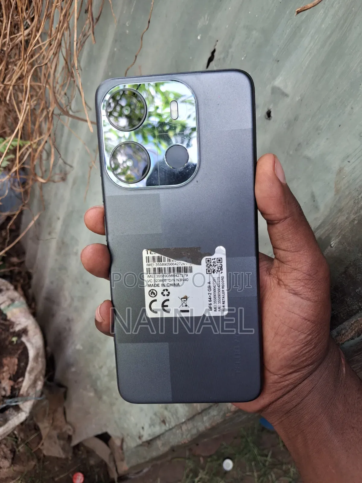 Tecno Pop 7 64 GB Black