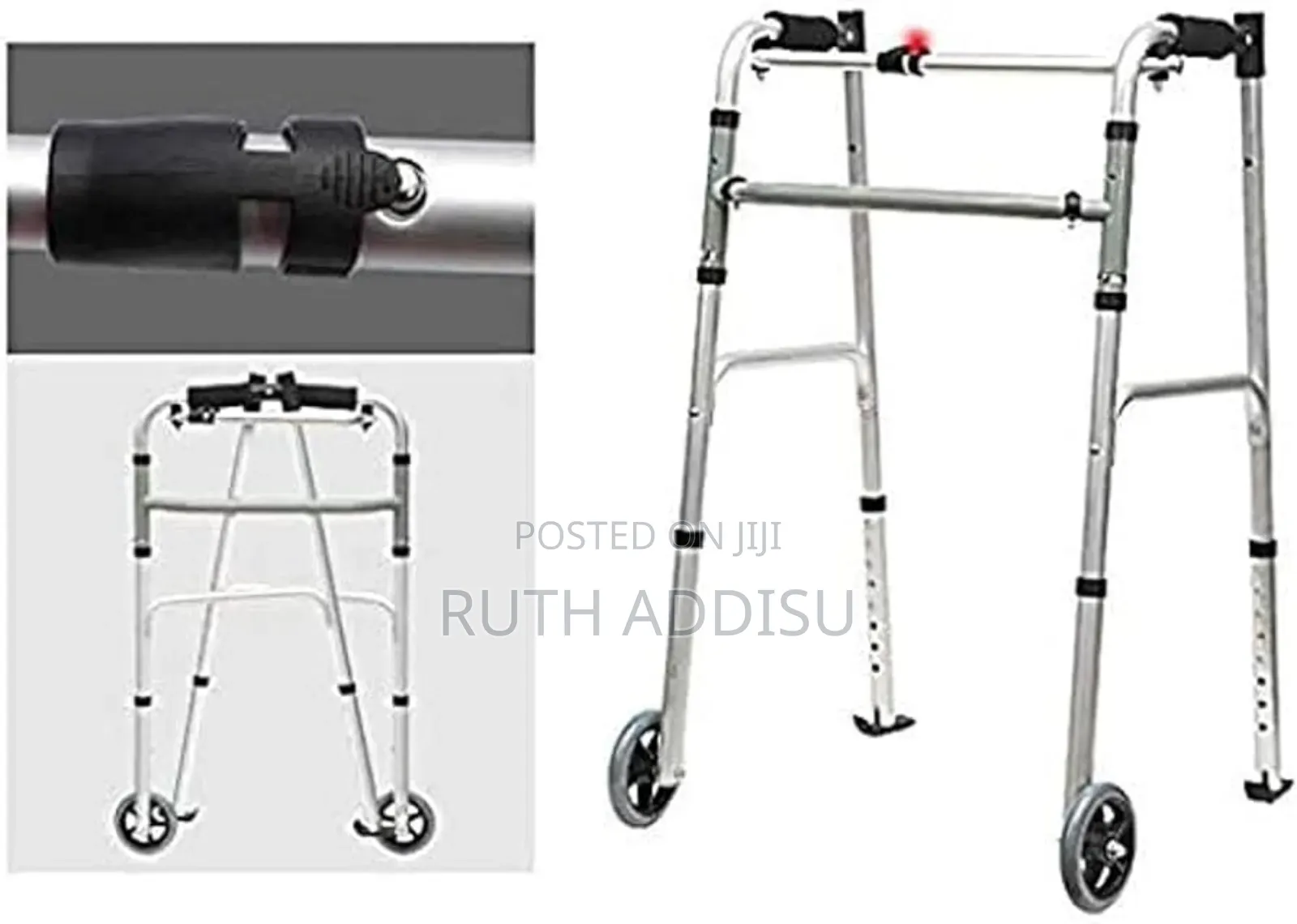 Walkers for Seniors Walker, Lightweight Folding Walking Frame With