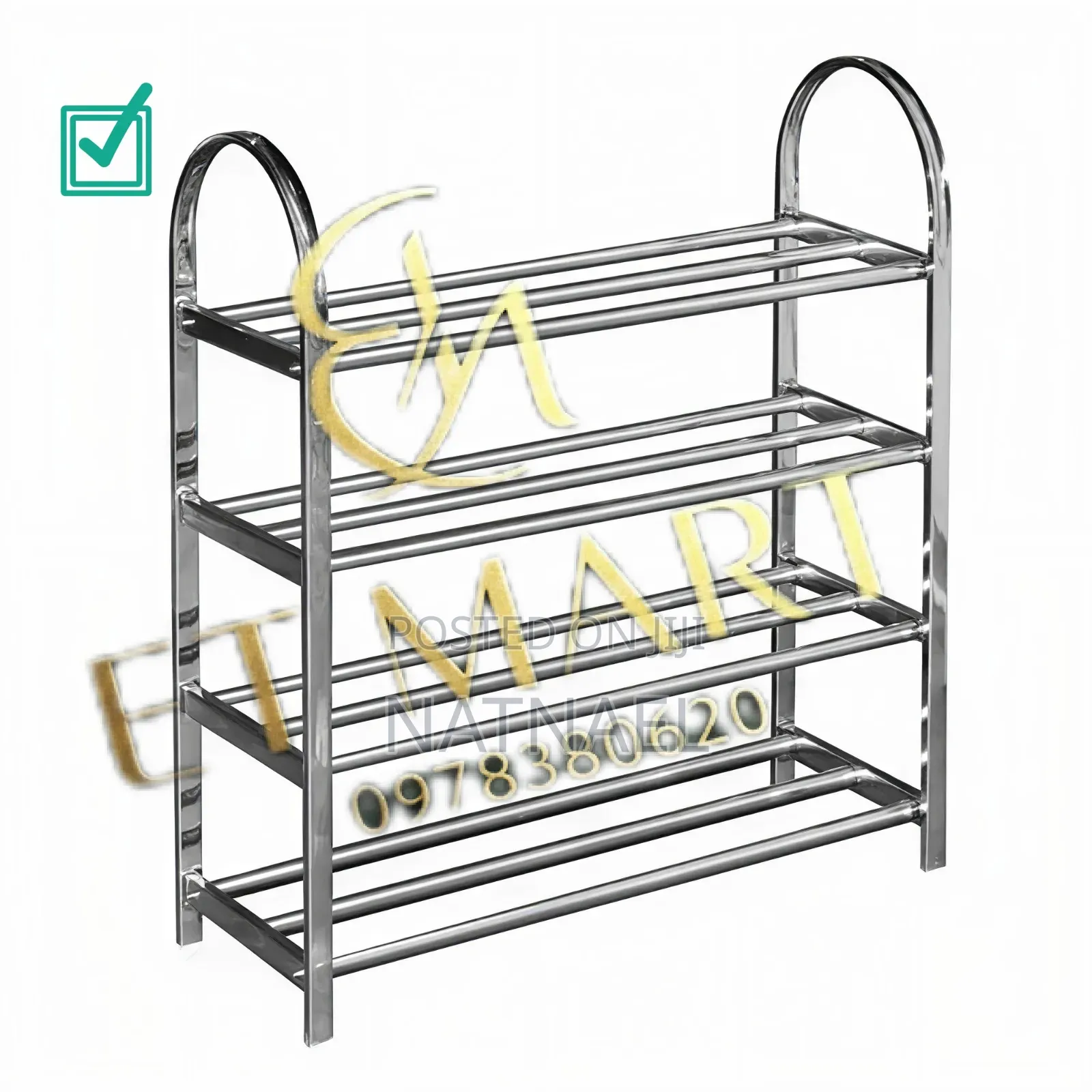 Stainless Steel Shoe Rack
