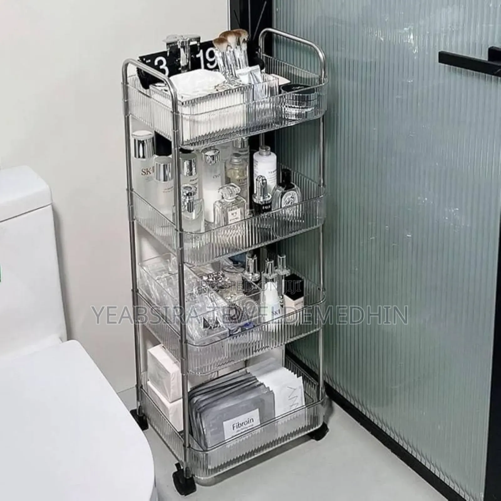4-Layer Movable Kitchen Storage Rack/Shelf