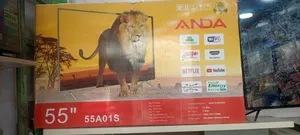 Brand New Anda 55" Smart Android Tv – 55a01s | Uhd Display