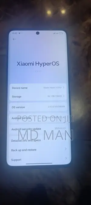 Xiaomi Redmi Note 14 Pro 5G 256 GB Black