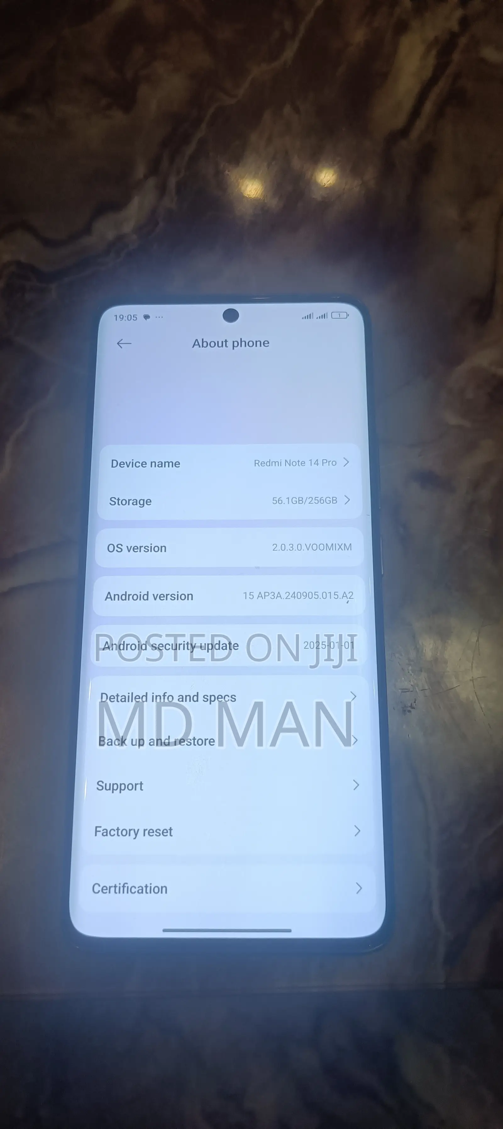 Xiaomi Redmi Note 14 Pro 5G 256 GB Black