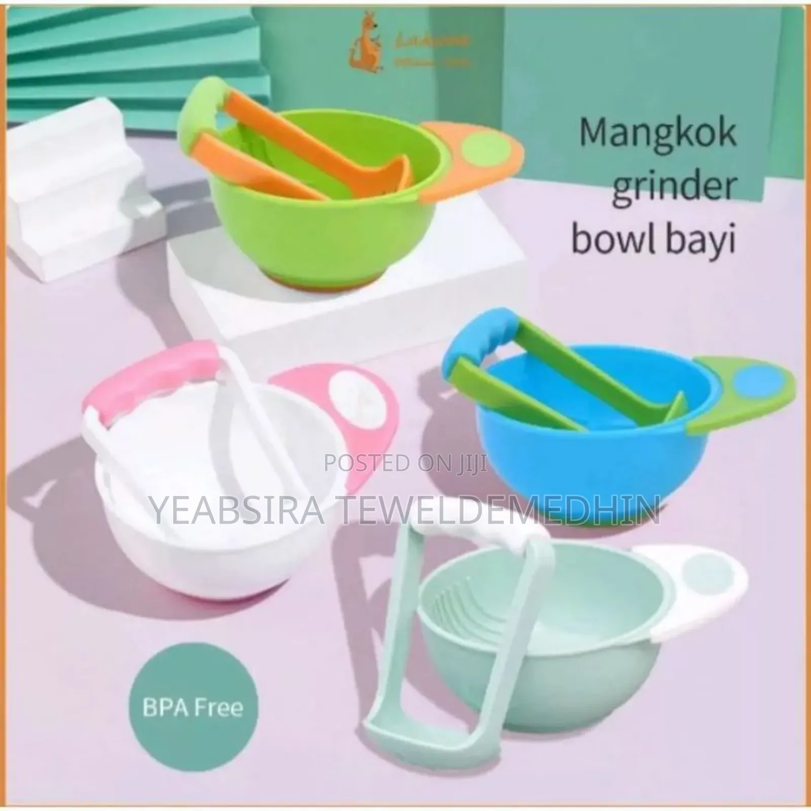 Food Mash and Serve Bowl