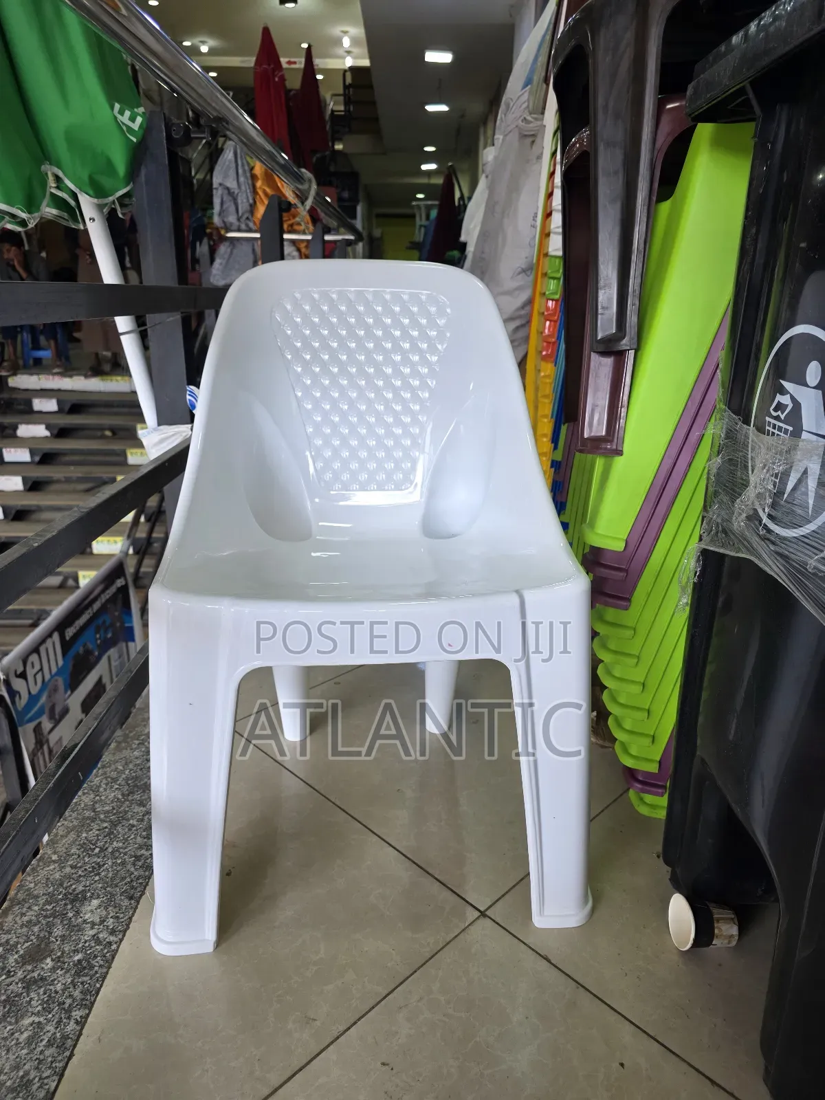 Armless Chair Pure Plastic