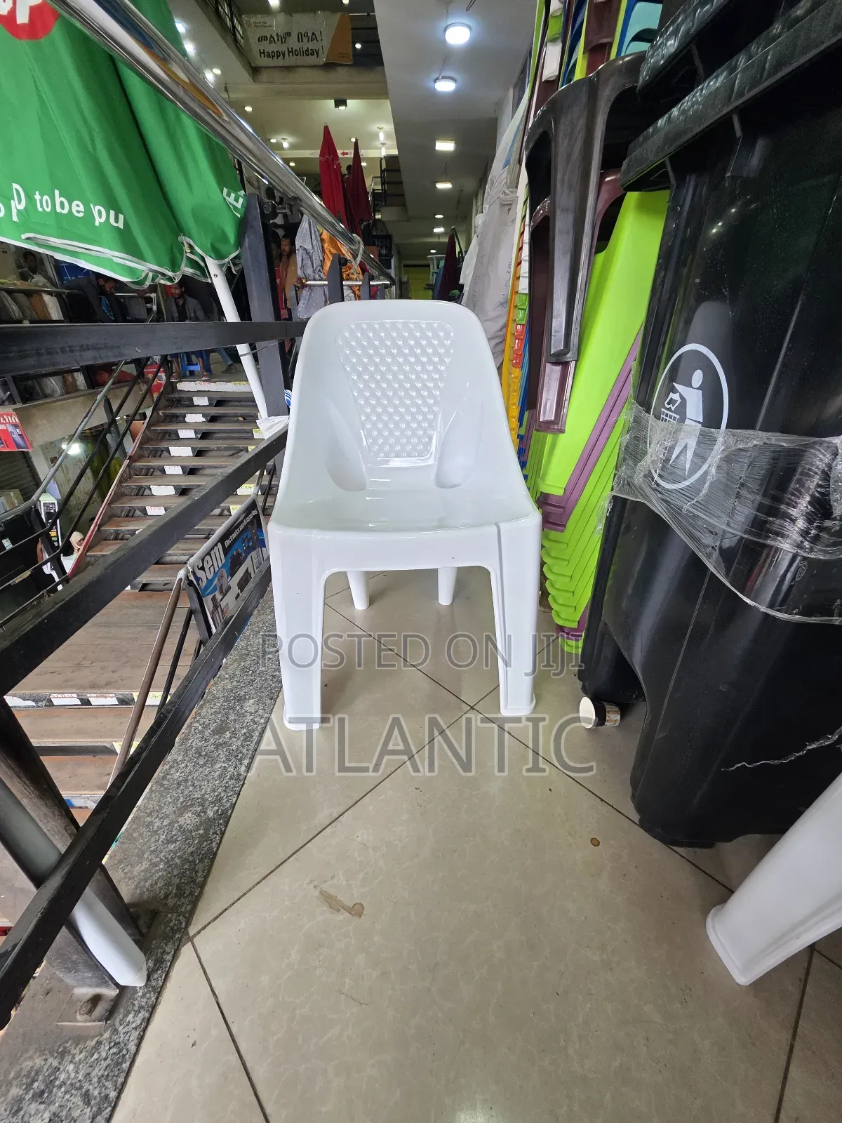 Armless Chair Pure Plastic