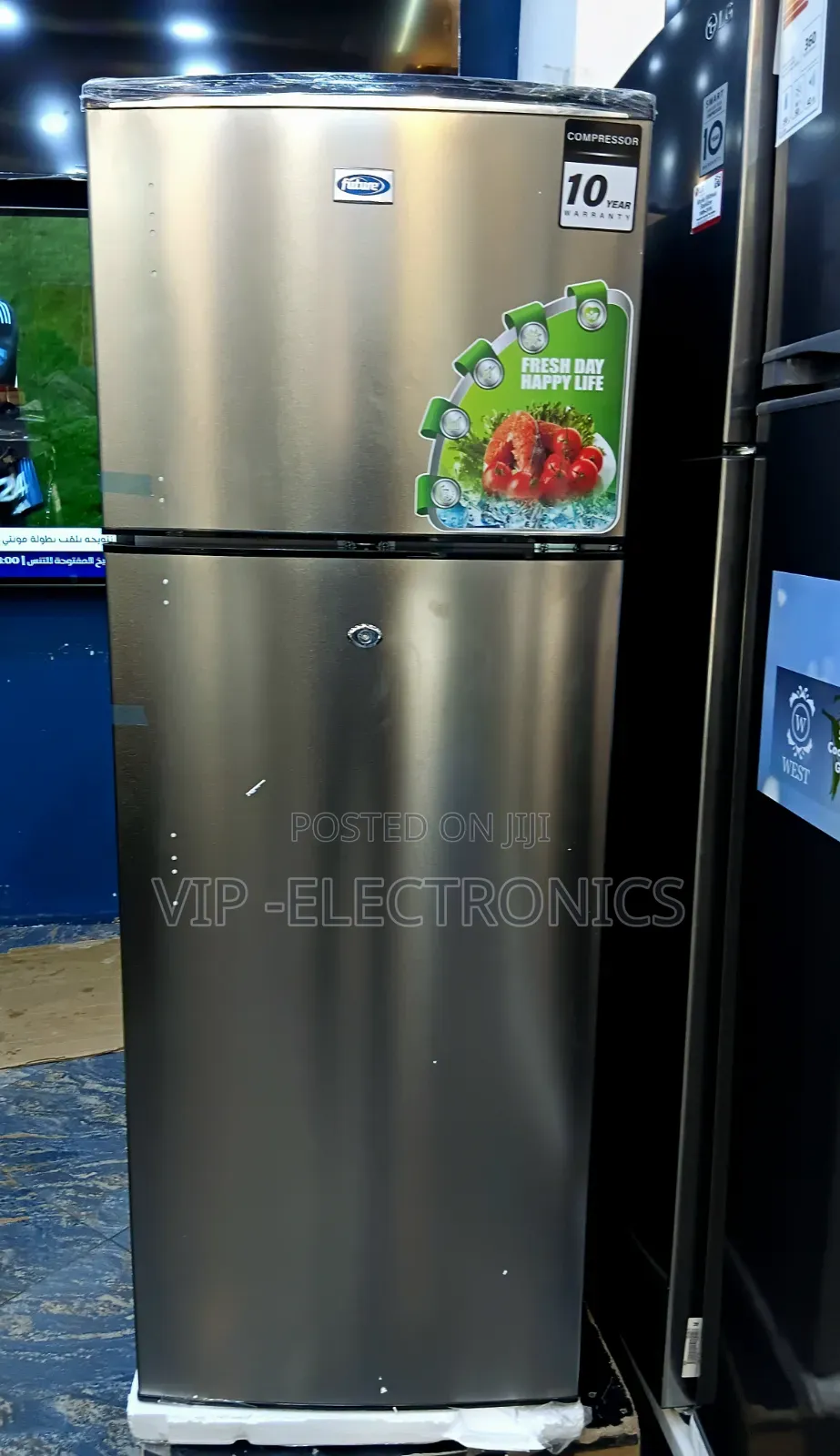 Future Refrigerator 360 Double Door Stainless Steel Finish