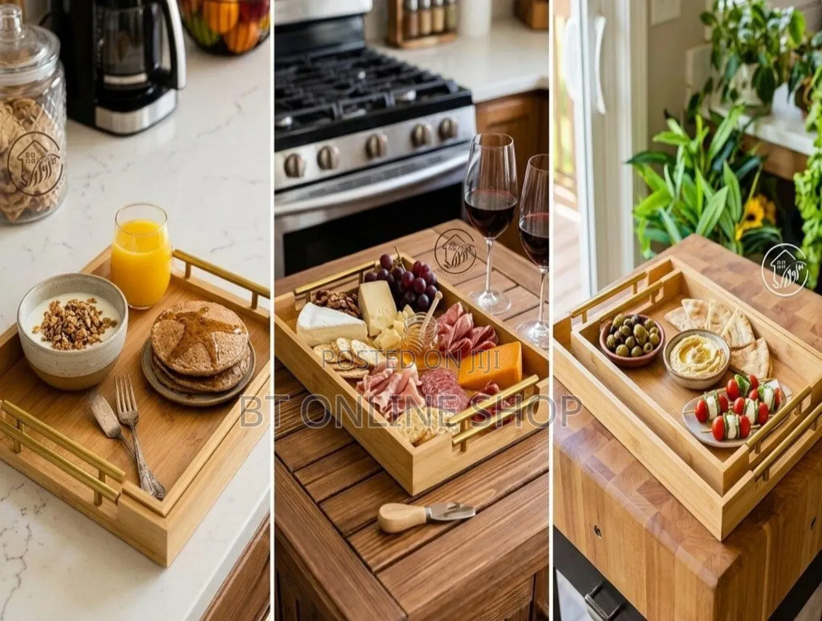 Bamboo Pallet Serving Tray