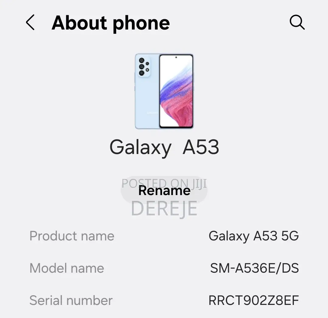 Samsung Galaxy A53 5G 128 GB Blue