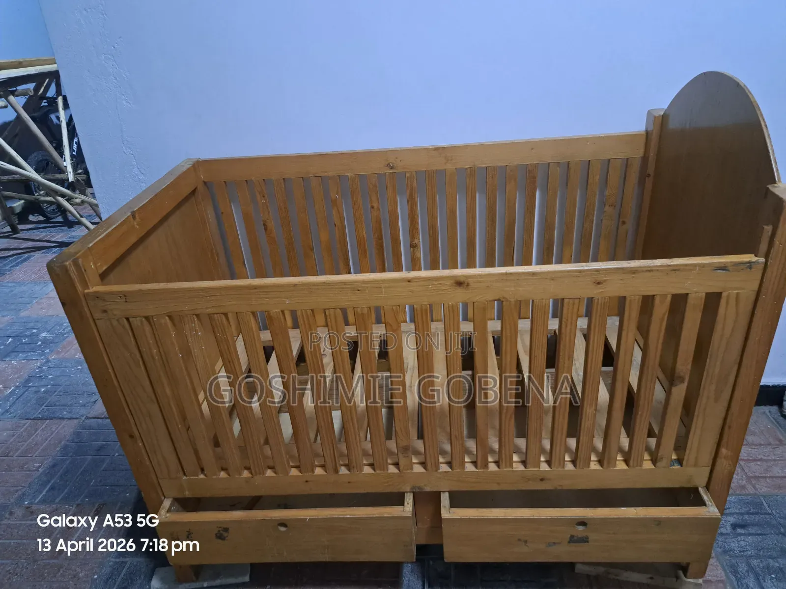 Baby Bed With Size 125x65cm