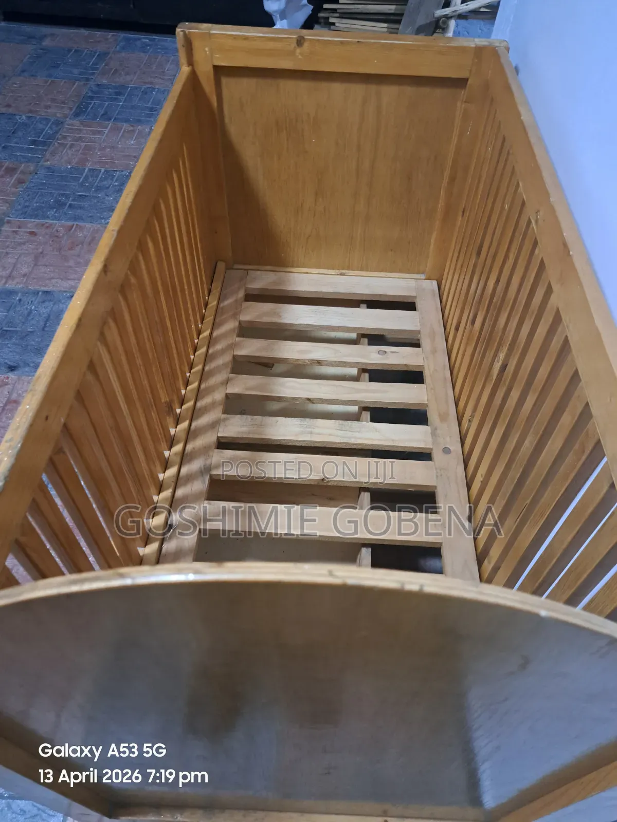 Baby Bed With Size 125x65cm