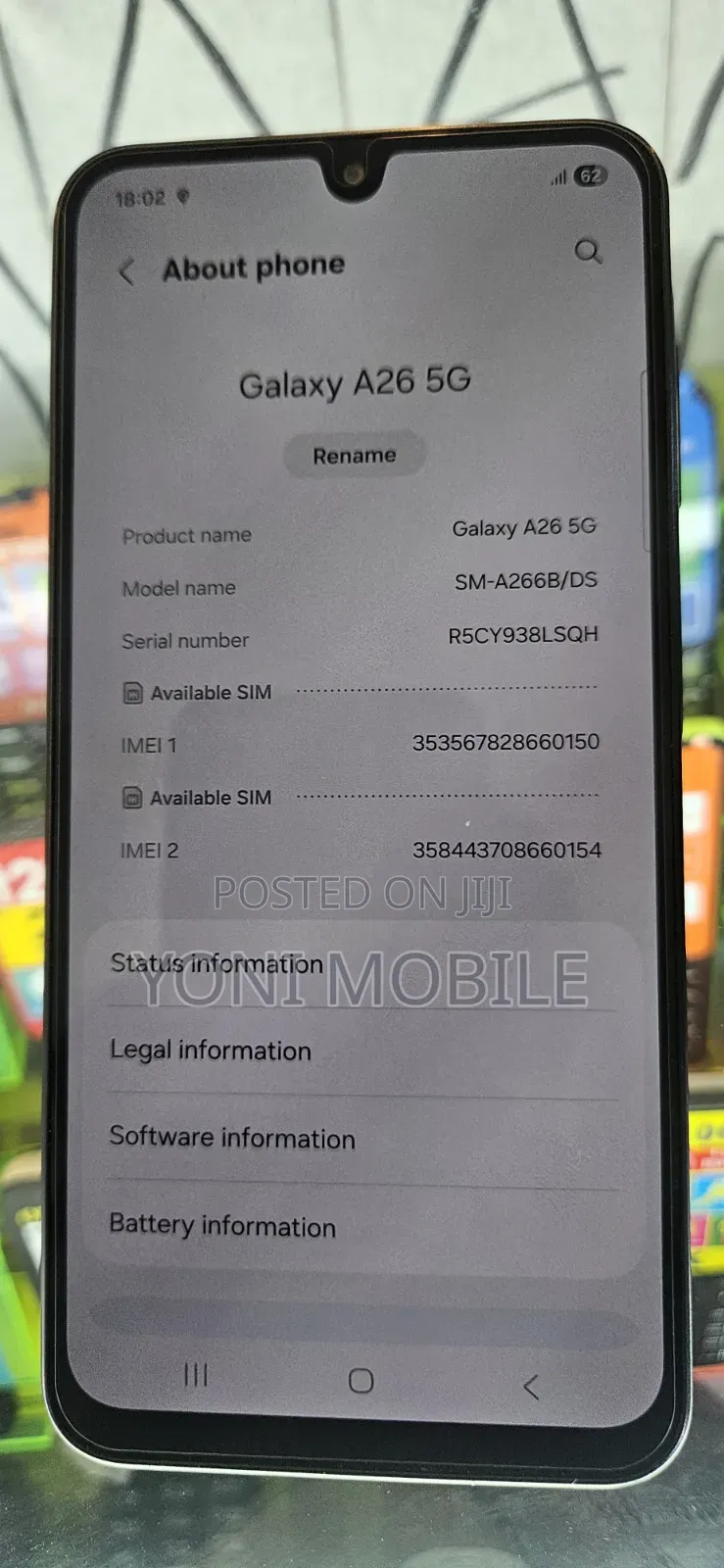 Samsung Galaxy A26 256 GB Black