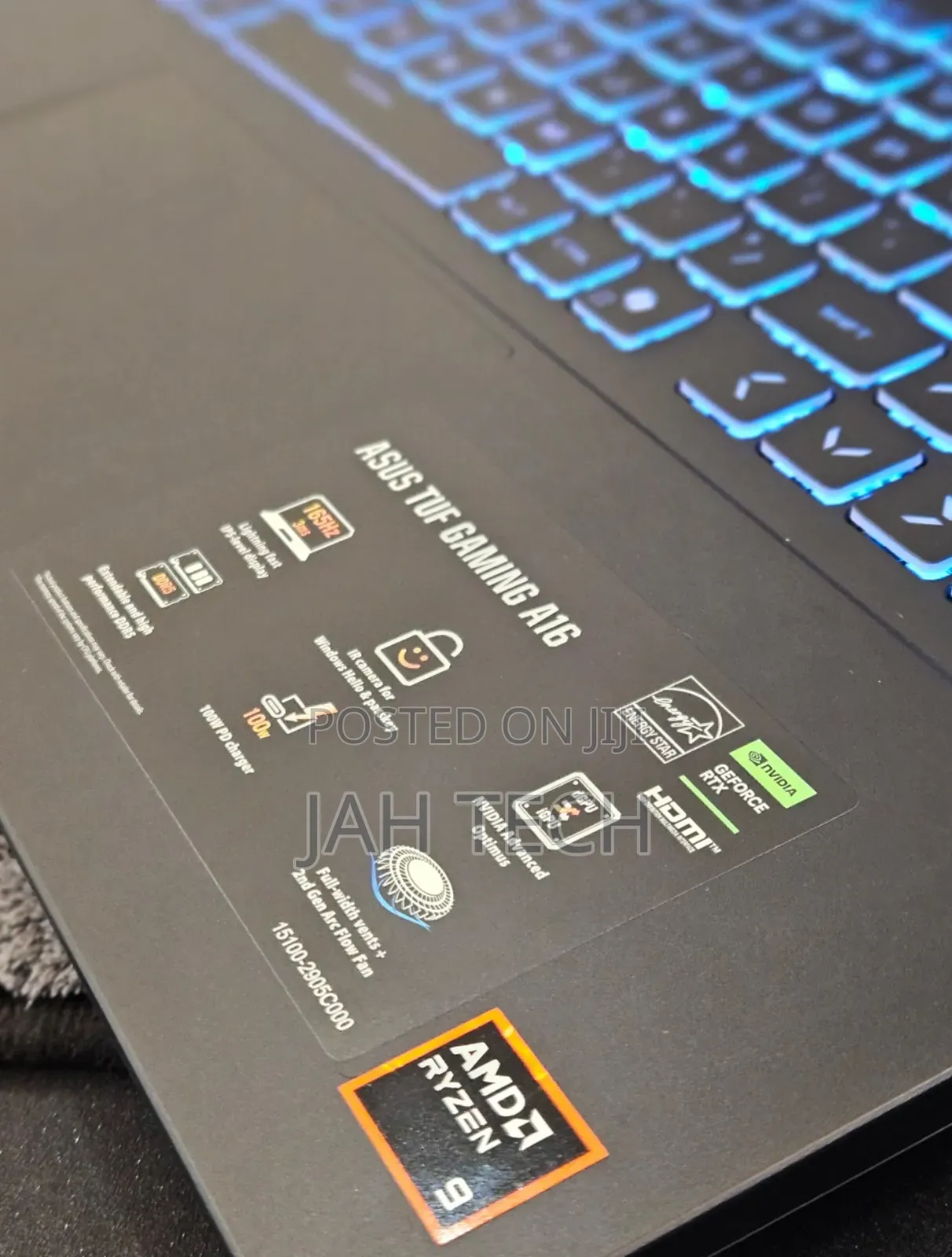 New Laptop Asus TUF Gaming A15 16GB AMD Ryzen 9 SSD 1T