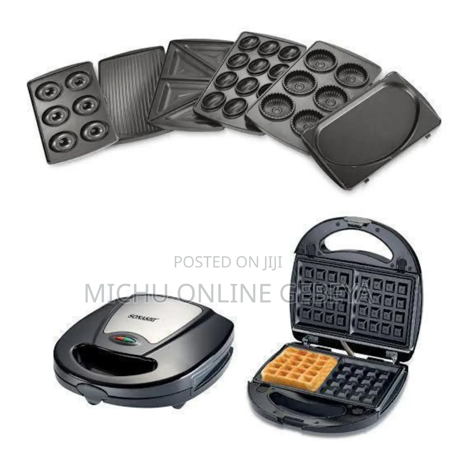Saachi 7 In 1 Multi Snacks Maker/Free Delivery