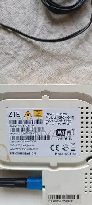 Zte Zxhn F660 (Fiber Modem/Router)