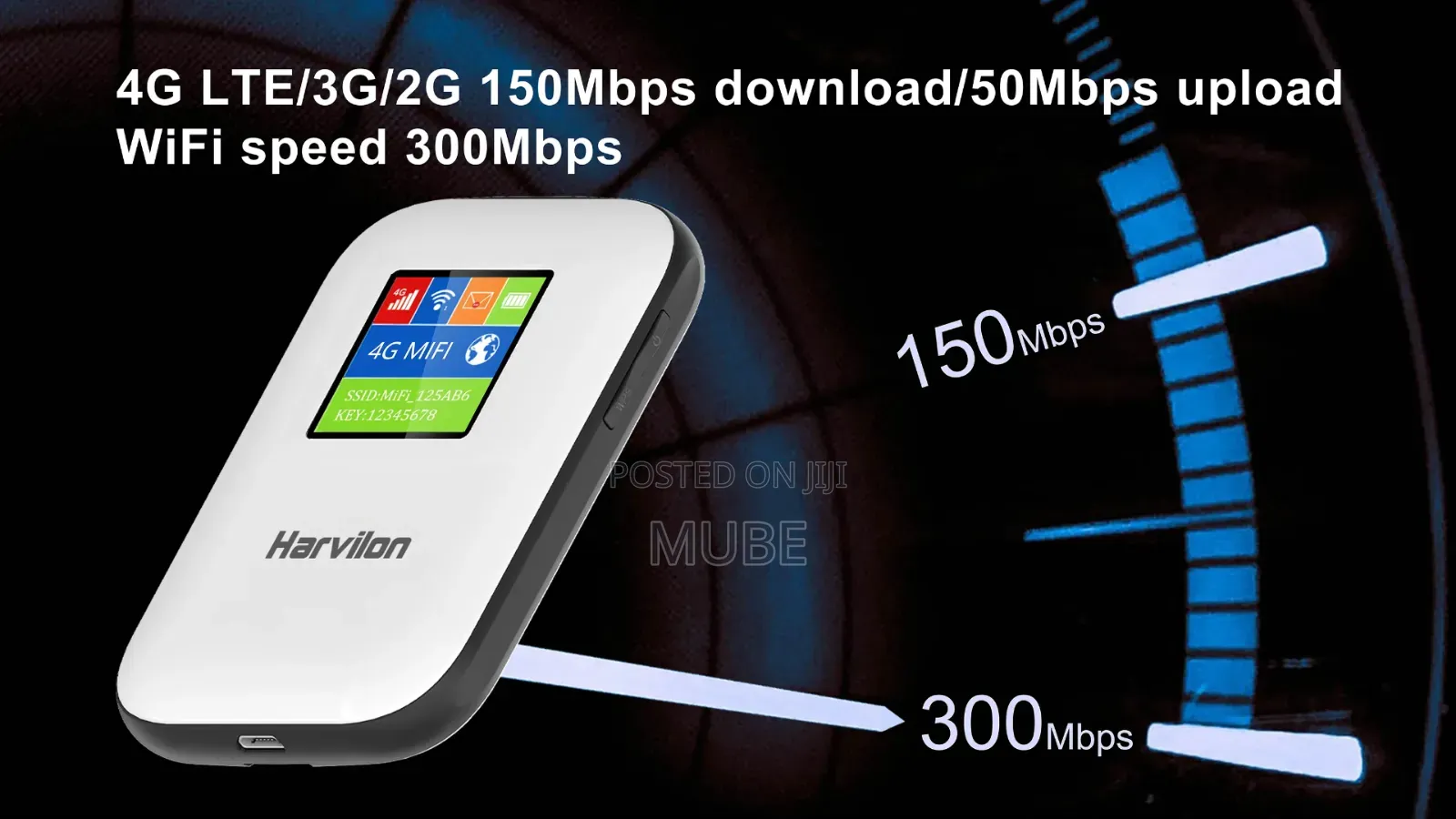 Harvilon 4g Lte Portable Mifi Router