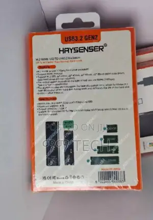 Nvme SSD Enclosure – Usb 3.2 Gen 2 (10gbps)