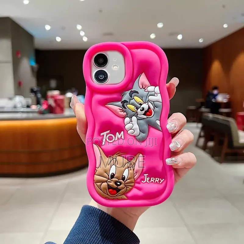 Tom Jerry 3d Silicone iPhone Case