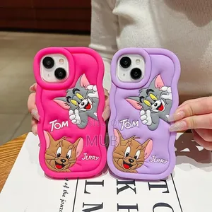 Tom Jerry 3d Silicone iPhone Case