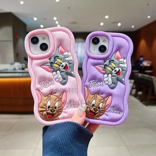 Tom Jerry 3d Silicone iPhone Case