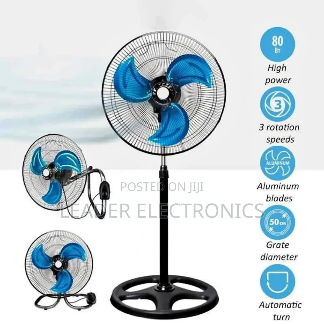 Crown Standing Ventilateur Fan 18" Original 100 Watt