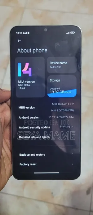 Xiaomi Redmi 13C 256 GB Green