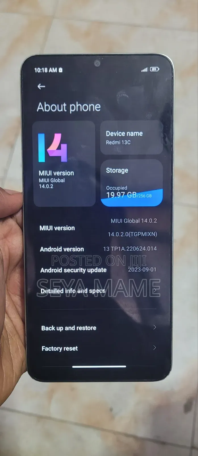 Xiaomi Redmi 13C 256 GB Green
