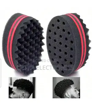 ፀጉር መፈረዣ Double-Sided Magic Twist Hair Sponge Brush