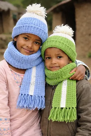 Handmade Scarf and Hat for Children