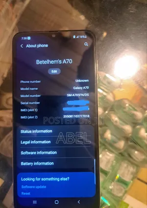 Samsung Galaxy A70 128 GB Silver