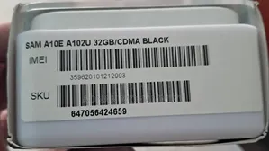 New Samsung Galaxy A10e 32 GB Black