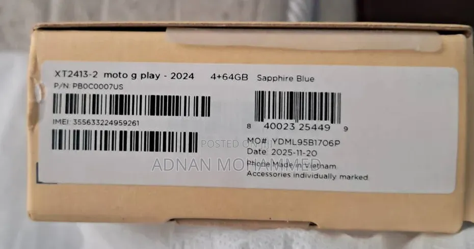 New Motorola Moto G Play 32 GB Blue