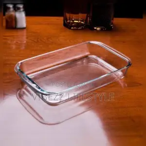 3.0l Tempered Glass Casserole Dish With Lid - Oven Microwave Safe