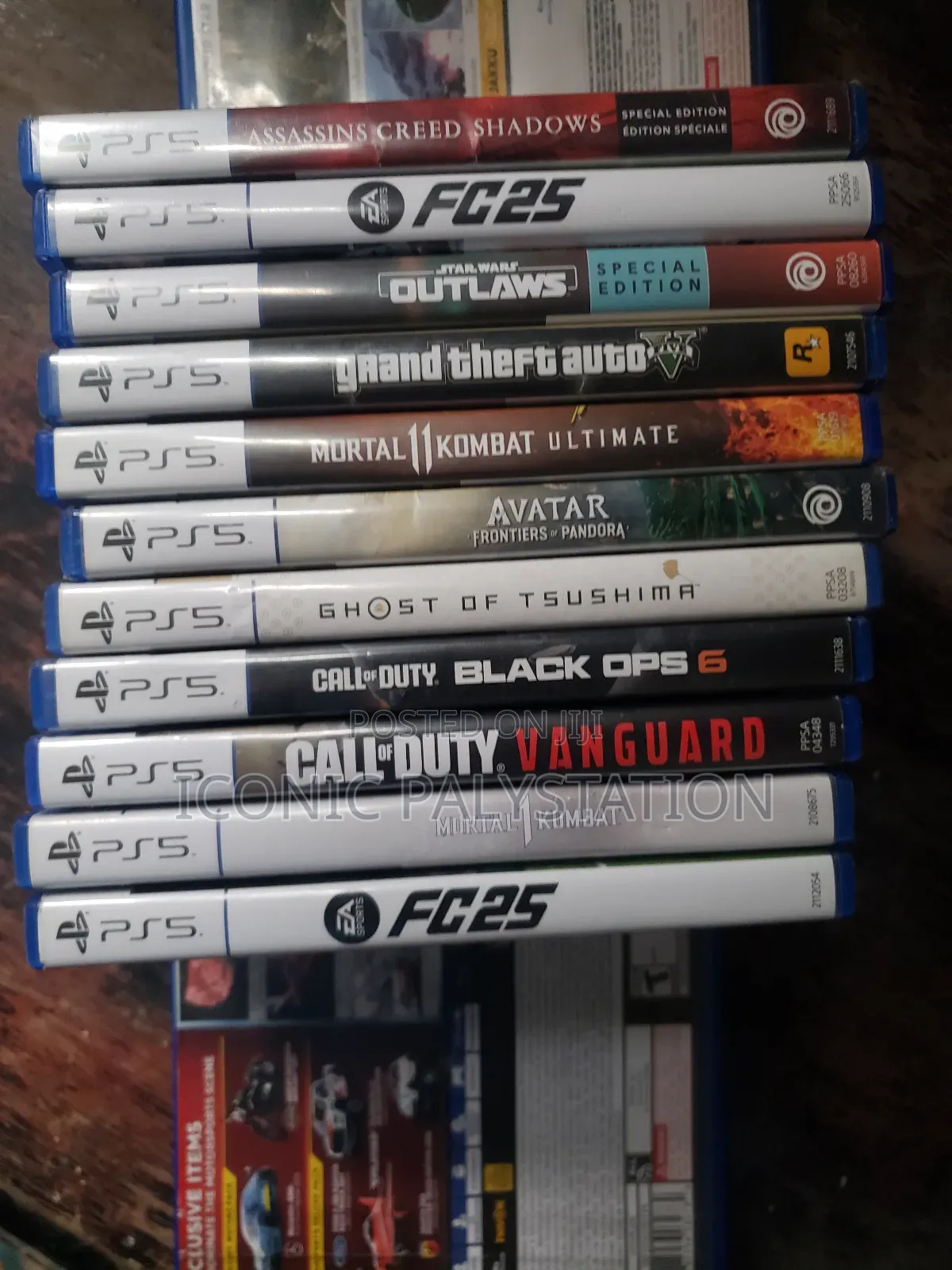 Iconic Playstation Ps5 Cd Games for Gamers