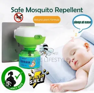 Safe Electric Mosquito Repellent - Natural Plant Formula for Kids