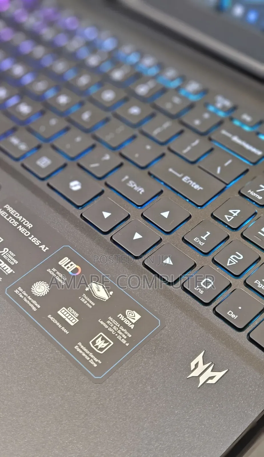 New Laptop Acer Predator Helios Neo 16 32GB Intel Core Ultra 9 SSD 1T