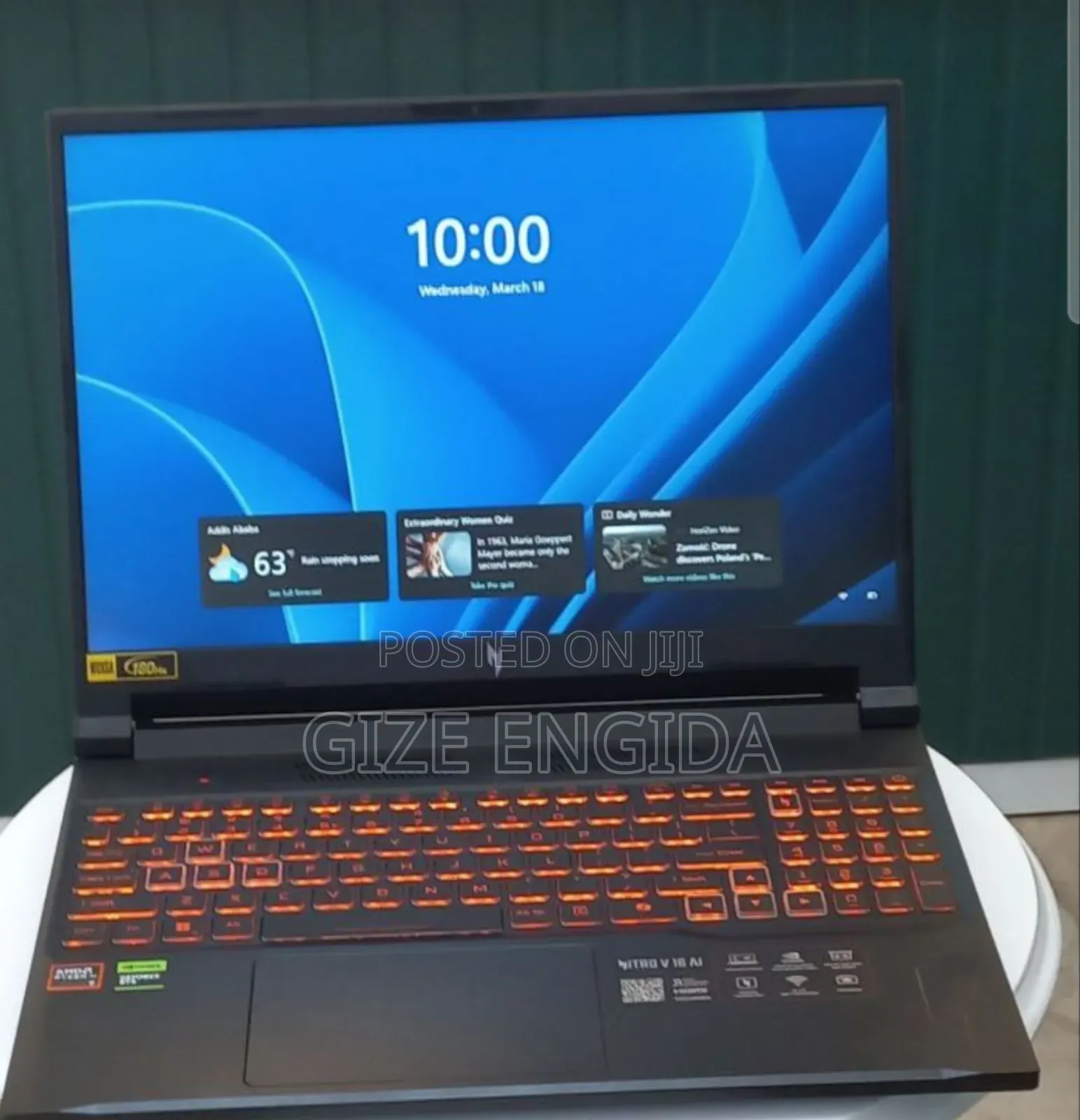 New Laptop Acer Aspire V Nitro 16GB AMD Ryzen 7 SSD 1T