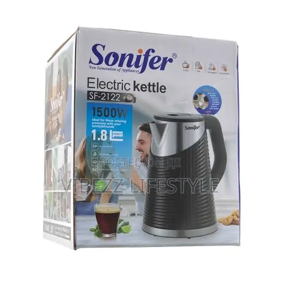 Brand New Sonifer Electric Kettle - Fast Boil Stainless Steel