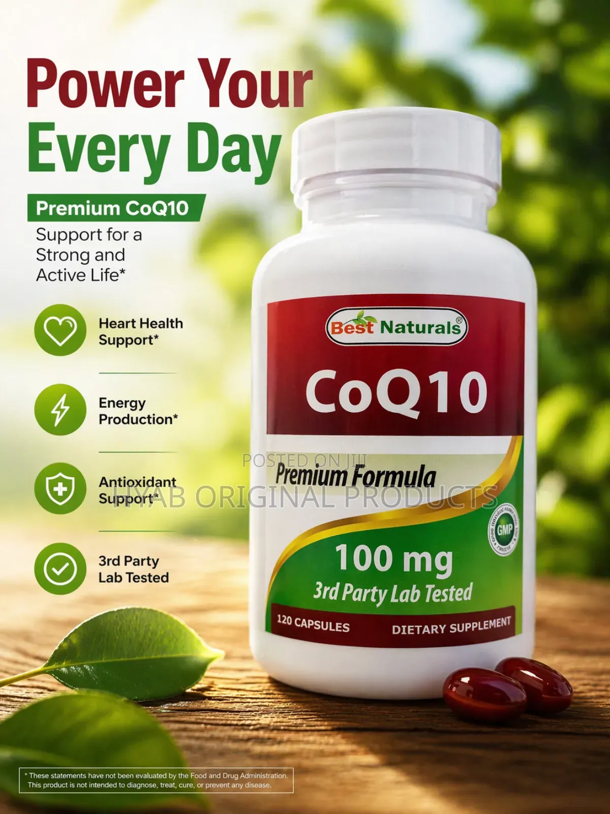 Best Naturals Coq10 100 Mg 120 Capsules