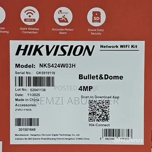 Hikvisiom 2 Channel Wifi Kit Easy Link