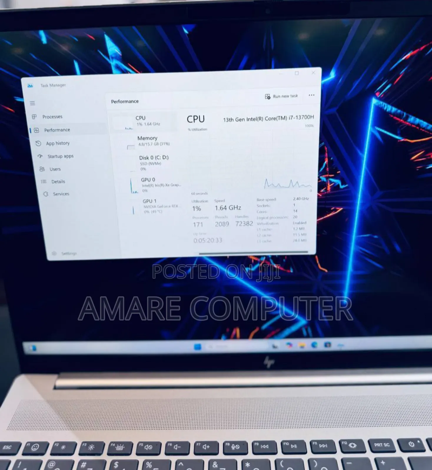 New Laptop HP Pavilion 15 16GB Intel Core i7 SSD 1T